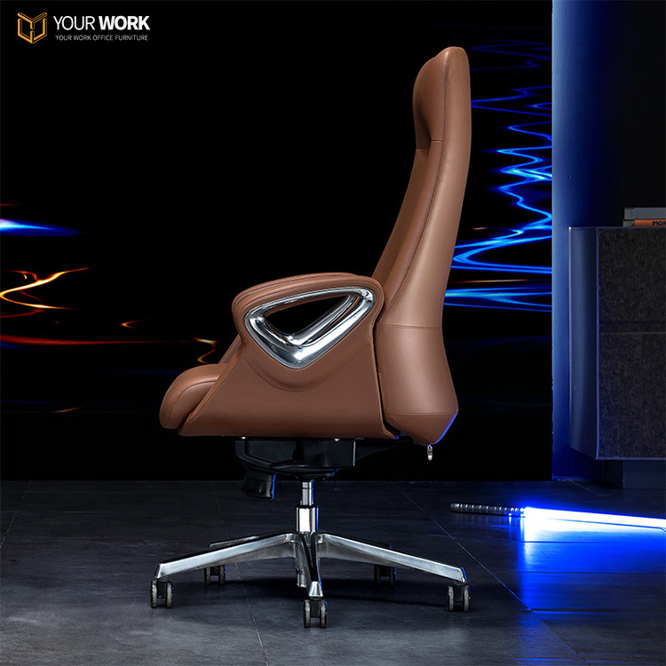 High quality Executive Boss Pu Leather Office Chair Office Furniture Swivel Chair Adjustable office Leather Chair