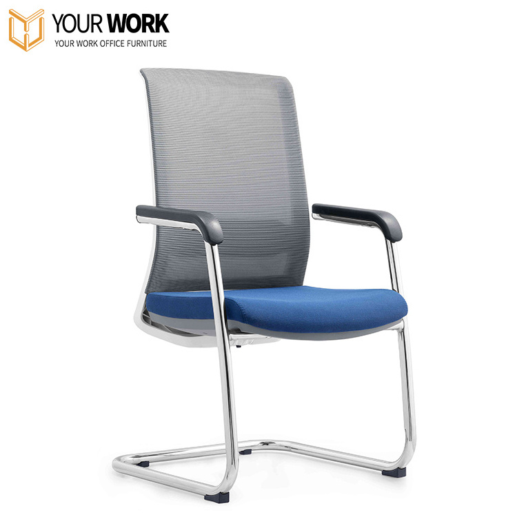 Good quality Cheaper design office chairs with metal base meeting room conference chair