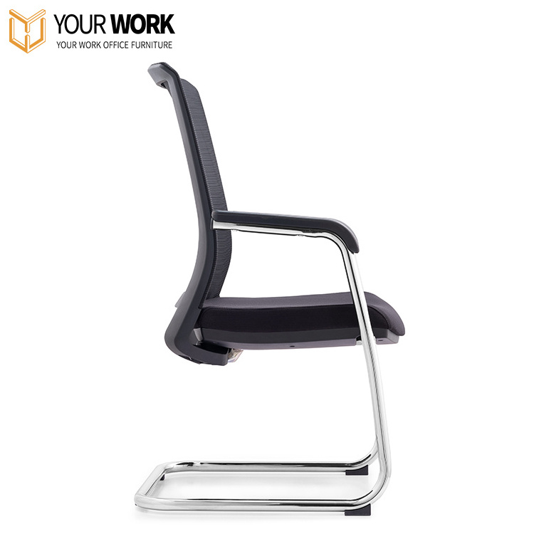 Good quality Cheaper design office chairs with metal base meeting room conference chair