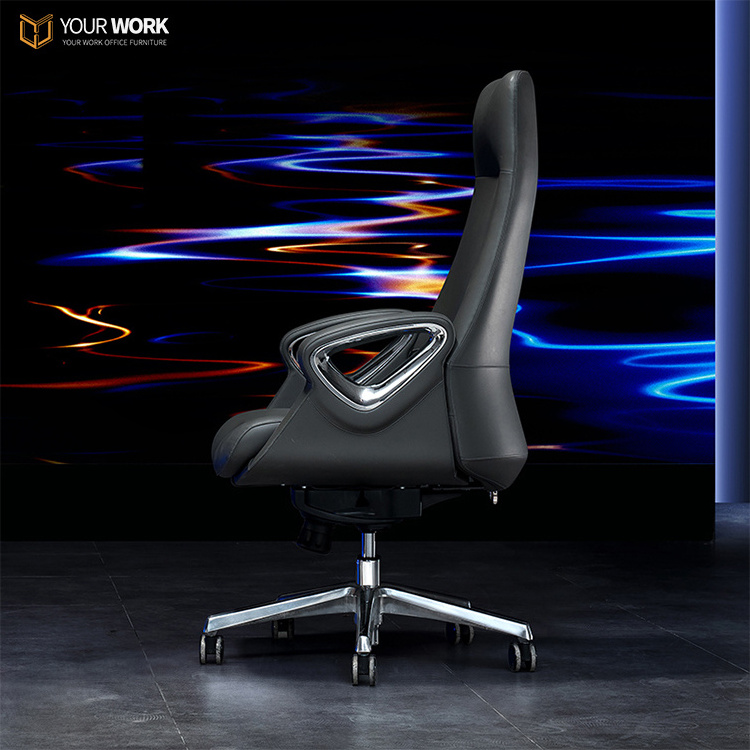 High quality Executive Boss Pu Leather Office Chair Office Furniture Swivel Chair Adjustable office Leather Chair