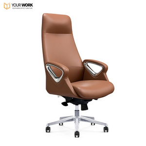 High quality Executive Boss Pu Leather Office Chair Office Furniture Swivel Chair Adjustable office Leather Chair