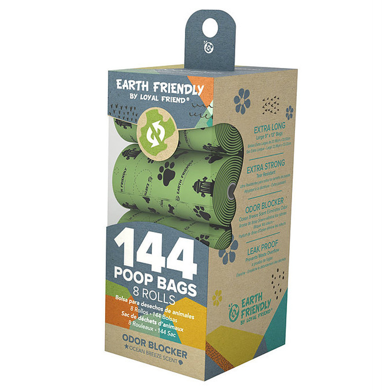 earth friendly poop bags outdoor portable doggy waste green roll bag compostable biodegradable