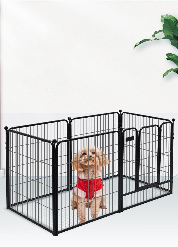 Breathable Steel Octagonal Collapsible Mesh Fencing Foldable Dog Kennels Pet Playpen Metal Outdoor Pet Large Dog Fences