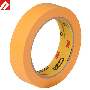 Wholesale High Temperature Automotive Car Painting Masking Paper Adhesive Tape 244