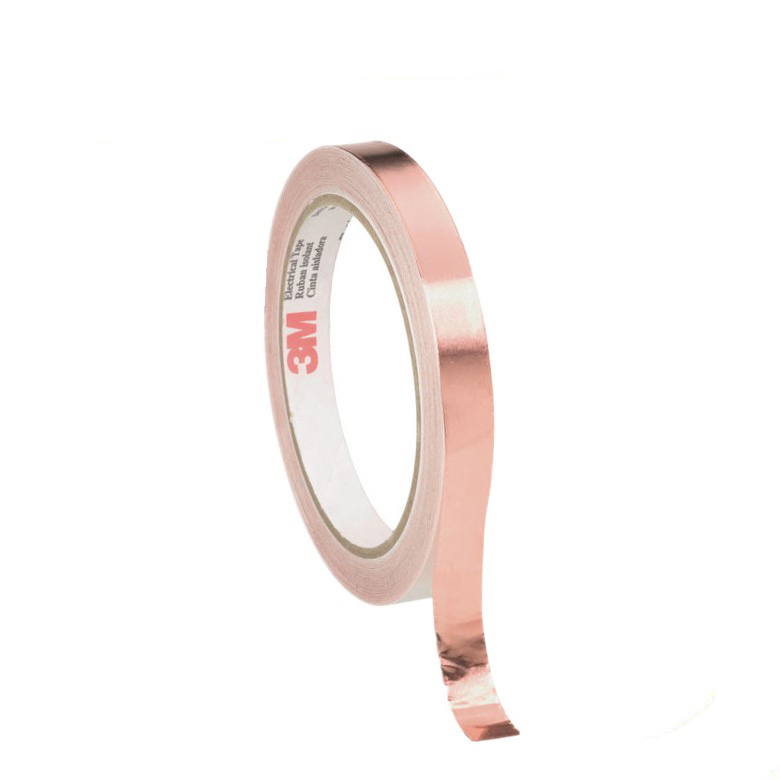 3mm/5mm Self Adhesive Pure Copper Foil Tape for Stained Glass