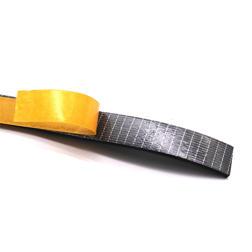 Hot Backed Closed Cell Neoprene , Strong Adhesive EPDM Blend Foam Strips Tape adhesive sponge foam rubber seal strip