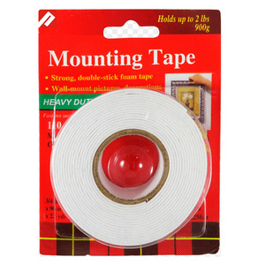 Heavy Duty Strong Adhesion Double Stick Foam Tape for Wall Photo/ Frame Mounting