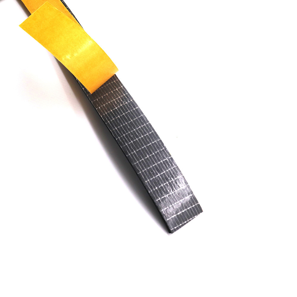 Hot Backed Closed Cell Neoprene , Strong Adhesive EPDM Blend Foam Strips Tape adhesive sponge foam rubber seal strip