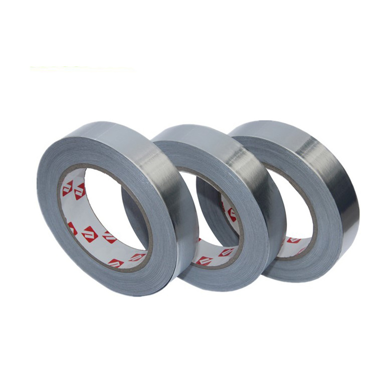 Reinforced Fireproof Aluminum Foil Duct Butyl Tape For Refrigeration Equipment Aluminum tape