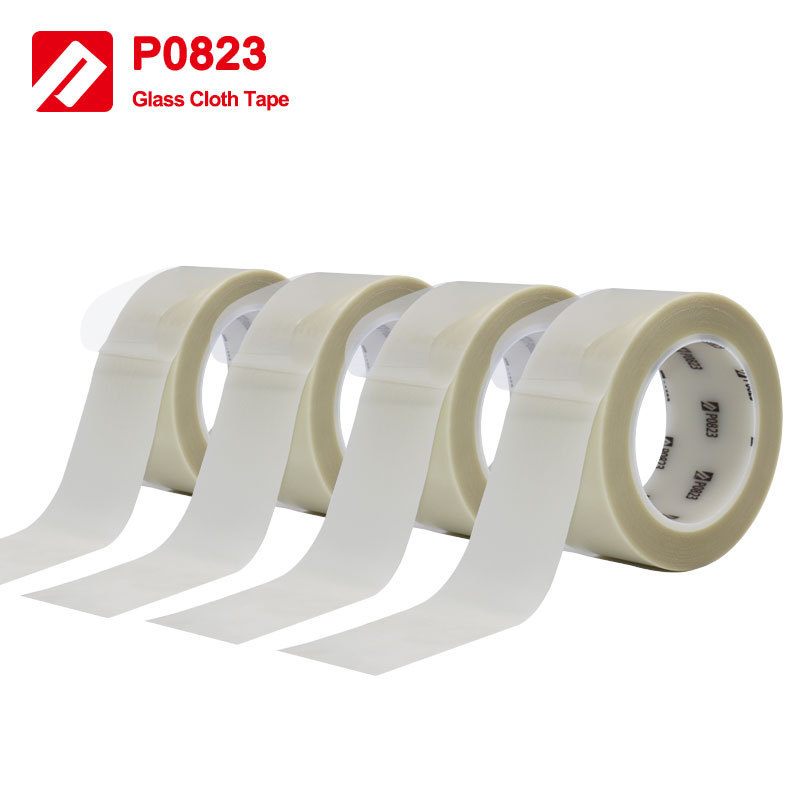 ODM Factory ! Semi-finished Heat Resistant Flame Retardant Double Sided Silicone Adhesive Glass Cloth Tape Jumbo Roll