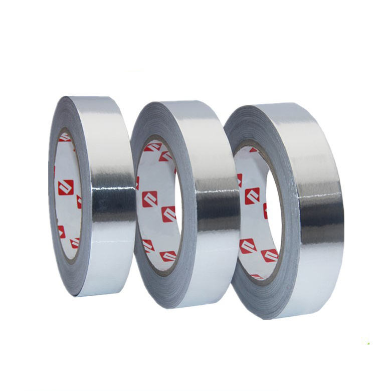 Reinforced Fireproof Aluminum Foil Duct Butyl Tape For Refrigeration Equipment Aluminum tape