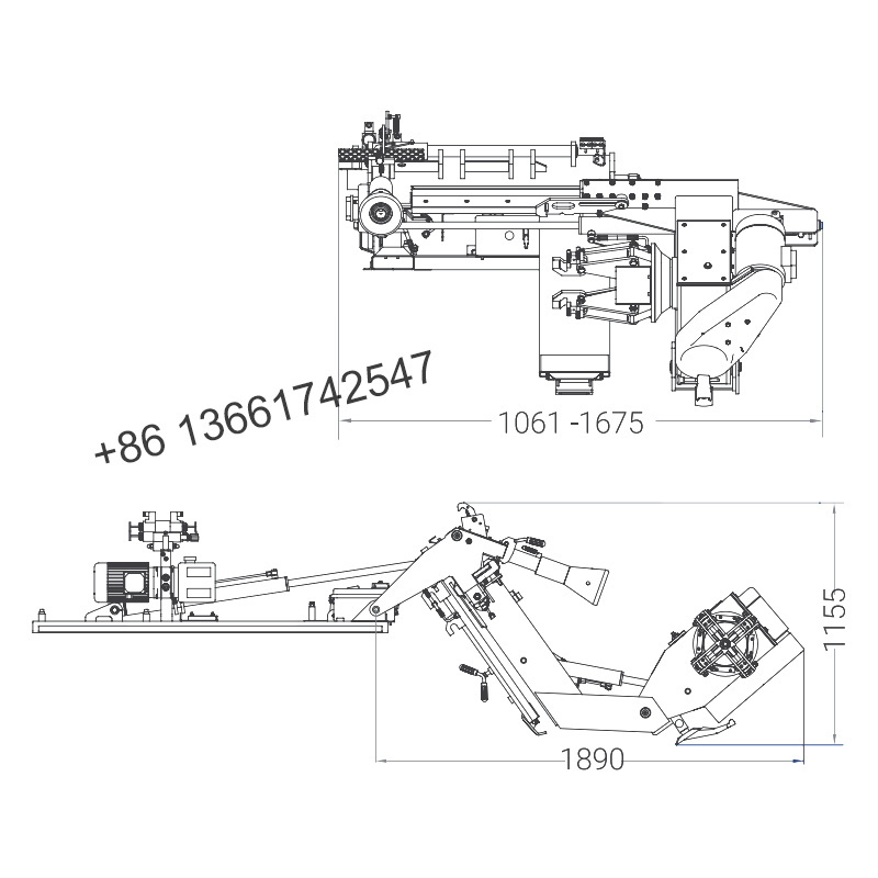 Truck tyre changer Truck tire picking machine  full automatic universal truck tire changer 13 - 26inch  UE-589