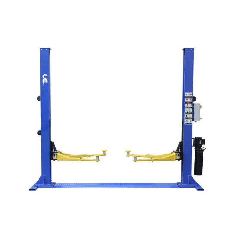 UE-240CE 2 Post Car Lift hydraulic car lift for service station ce used 2 post base plate car lift for sale