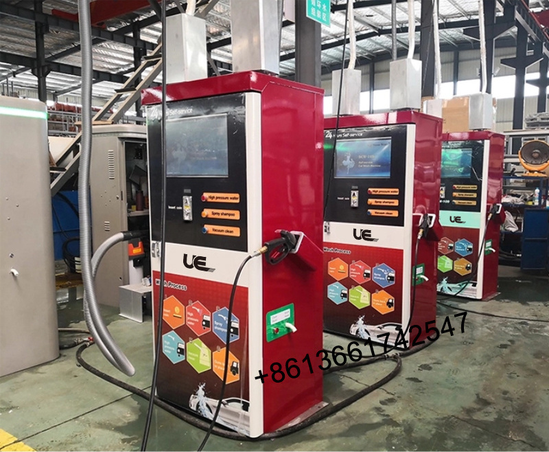 UE-109-512 1.6KW 80 bar Coin/card operated self service car wash machine equipment/self-service steam gun cleaner for sale