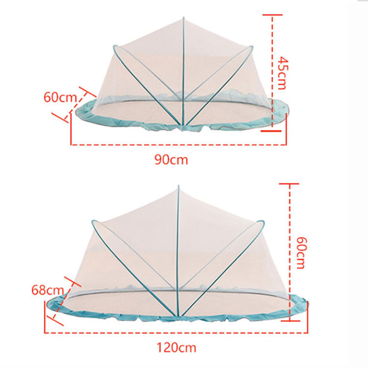 New Design Portable Folding Summer Travel Bed Cots Crib Baby Mosquito Net