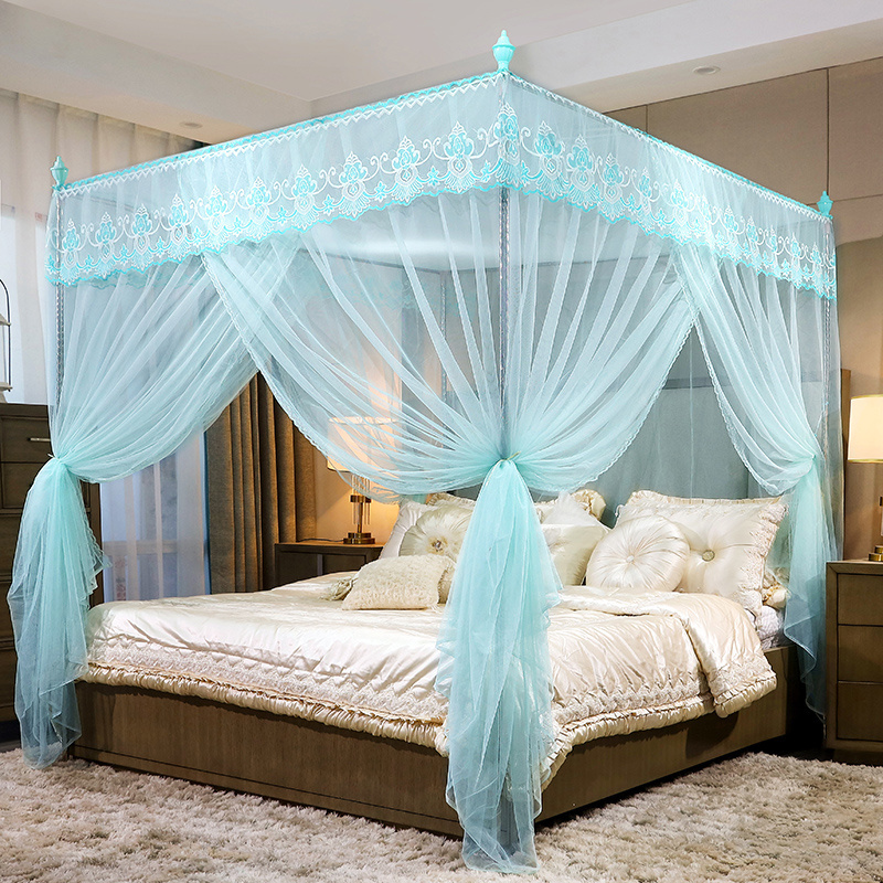 Strong Stainless Steel Threaded Frame Wider Vision Large Nets Bed Mosquito Net Palace Luxurious Mosquito net