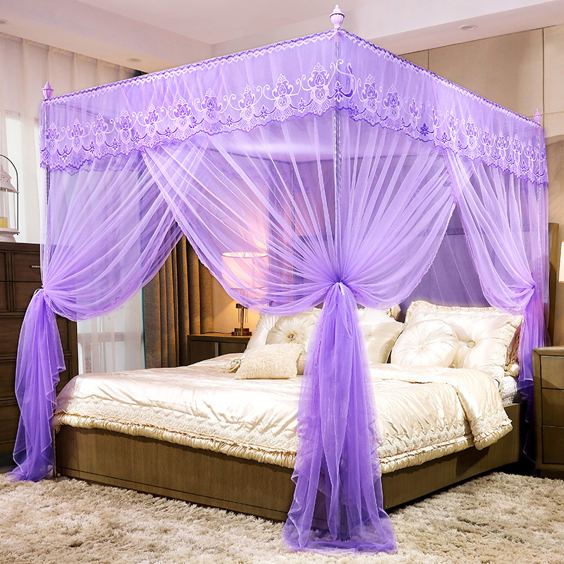 Strong Stainless Steel Threaded Frame Wider Vision Large Nets Bed Mosquito Net Palace Luxurious Mosquito net