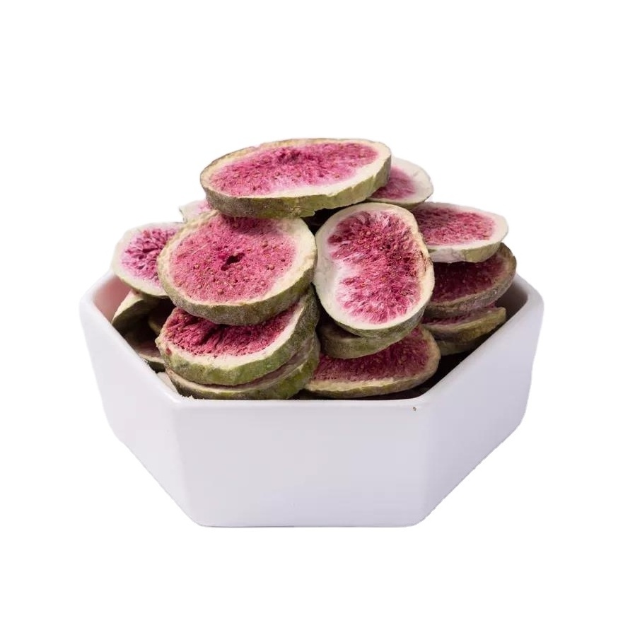 2022Cripy Green Fruit Delicious Snacks Freeze Dried Fig    Figs are Sold Wholesale