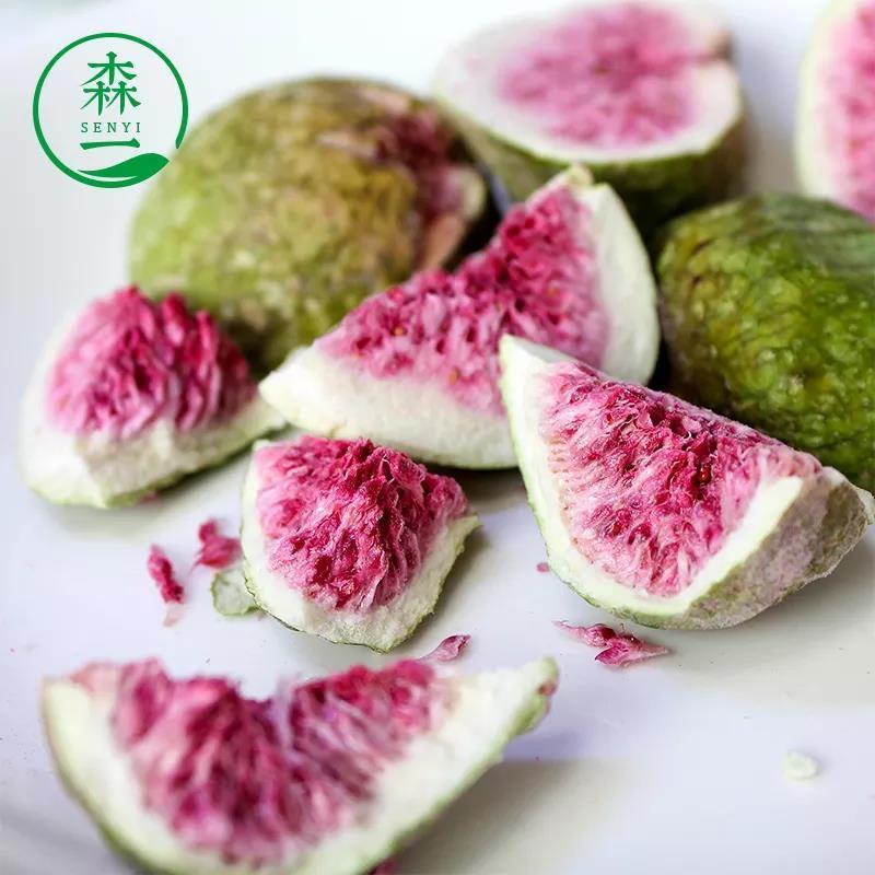 2022Cripy Green Fruit Delicious Snacks Freeze Dried Fig    Figs are Sold Wholesale