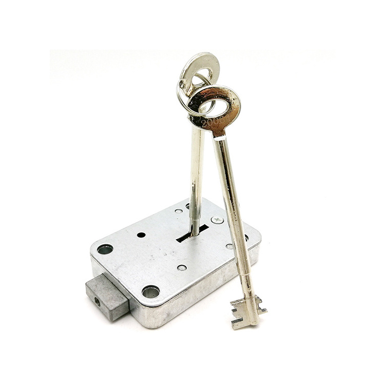 Factory direct supply mechanical double bit key lock with 120mm key length for safe box