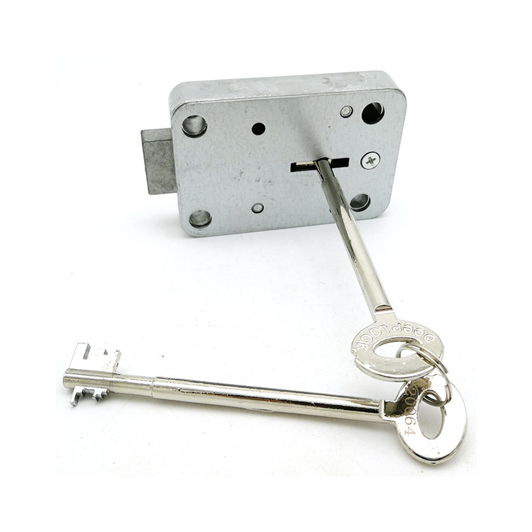 Factory direct supply mechanical double bit key lock with 120mm key length for safe box