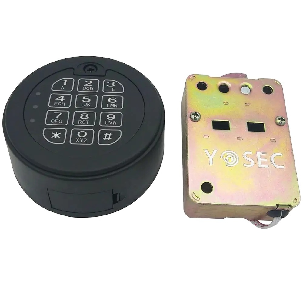 YOSEC Black color swingbolt Digital keypad safe lock for deposit safe and gun cabinets