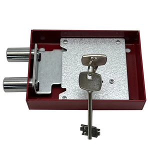 High Quality 6 Lever Key Lock with 2 Bolts