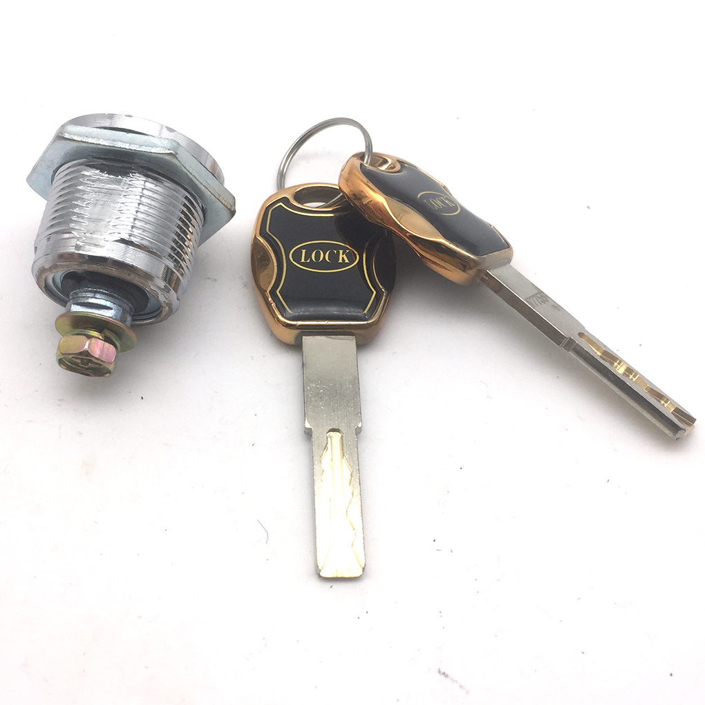 Key cam lock for slot machine-Tubular Cabinet lock for safe