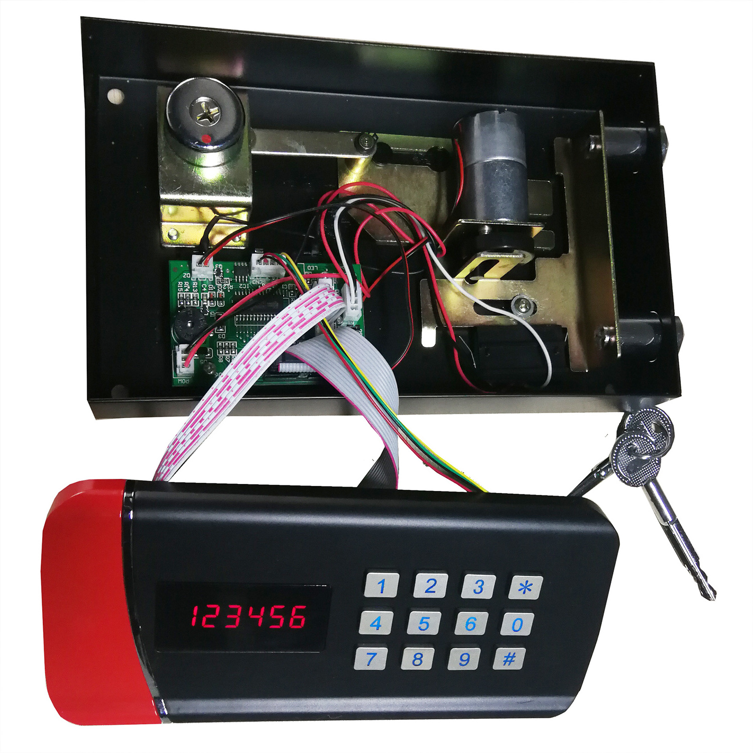 Yosec Electronic Hotel safe lock  with motorised locking mechanism and LED display