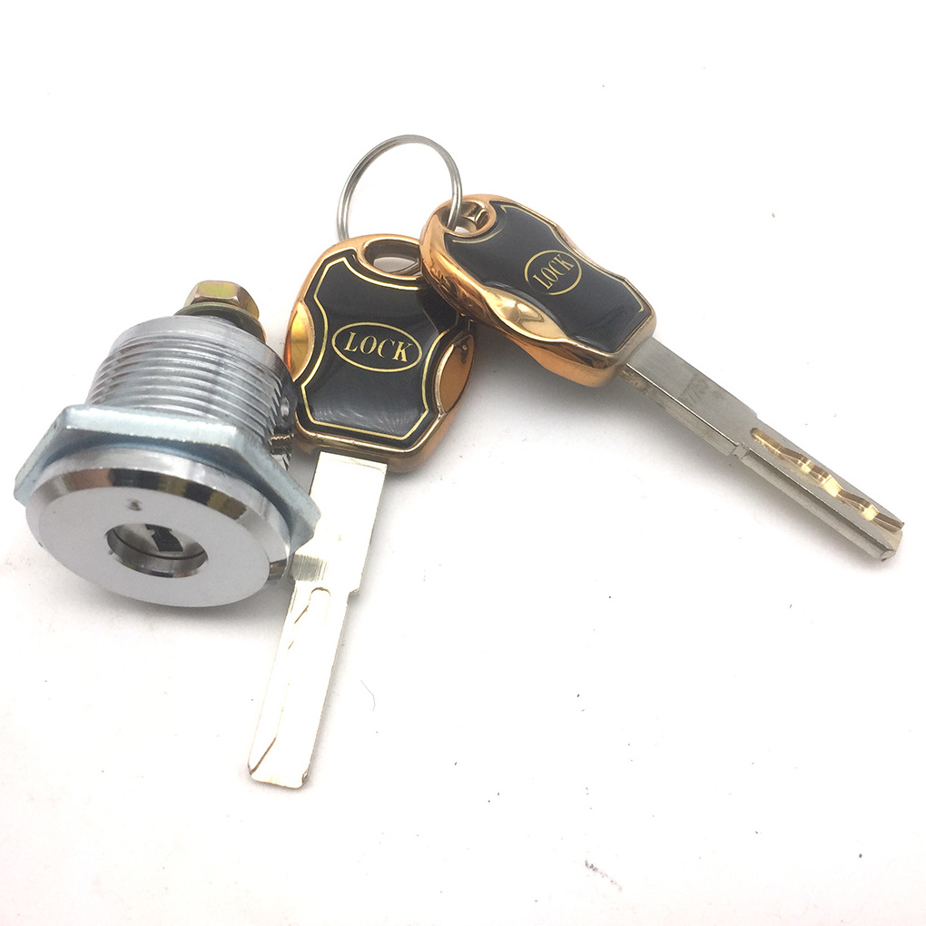 Key cam lock for slot machine-Tubular Cabinet lock for safe