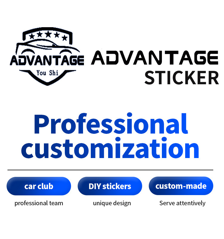 Car Side Body Vinyl Decal Sticker Racing Long Stripe Decals Graphics Self-adhesive Auto Decoration