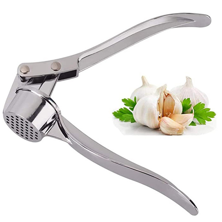 FASHION Manual Vegetable Chopper Kitchen Tools Manuel Garlic Press Peeler Garlic Crusher Stainless Steel Food Garlic press