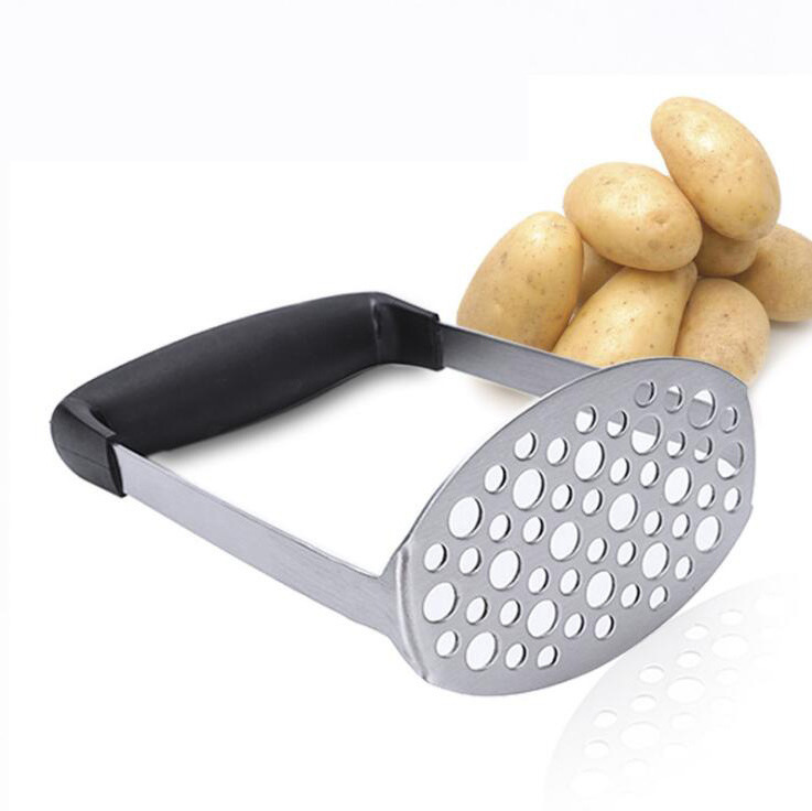 Plastic Stainless Handle Steel Kitchen Fruit Vegetable Tools Home Potato Ricer And Masher