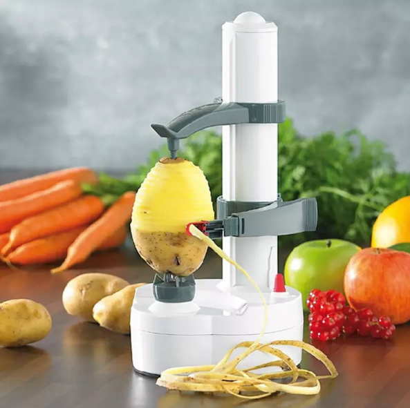 Kitchen Tools Multifunction Peeler Food Vegetable Chopper Blades Rotating Potato Apple Peeler Electric Automatic Fruits Peeler