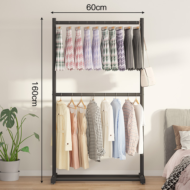 Household Simple Clothes Hanger Rack Drying Clothes Floor Folding Clothes Hanger