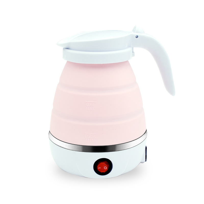 Wholesale Automatic Power Off Silicone Portable Mini Electric Boiling Water Travel Folding Kettle