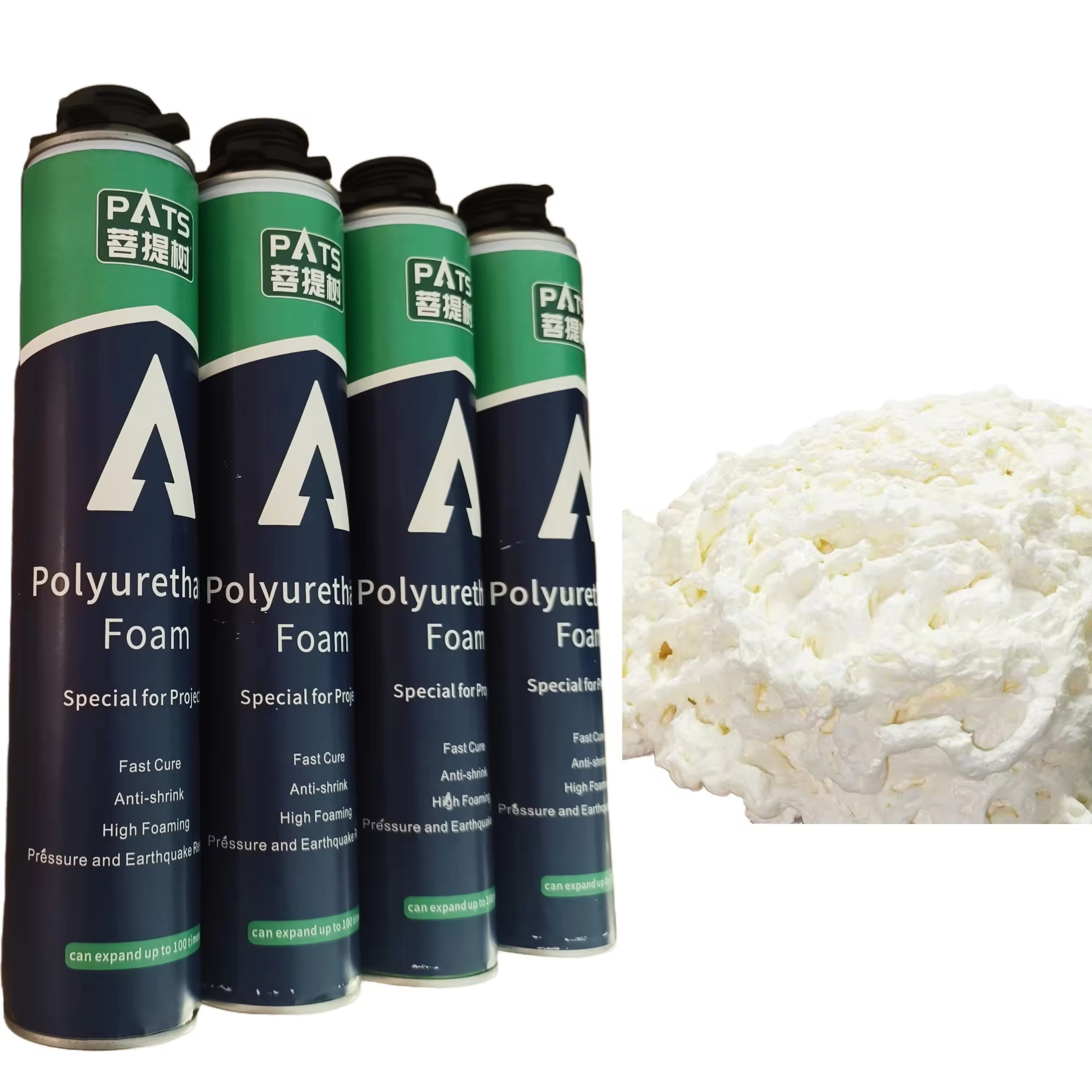 High Temperature Resistance Car Headliner Spray Adhesive Neutral Polyurethane Sealant White for Construction Use