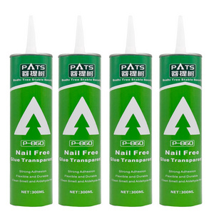 Nail Free Glue For Skirting Baseboard Gypsum board Hardware Bonding Silicone Adhesive