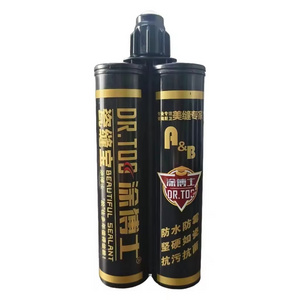 Black 400ml Two Component Eco-friendly Tile Grout for Marble Granite and Stone construction