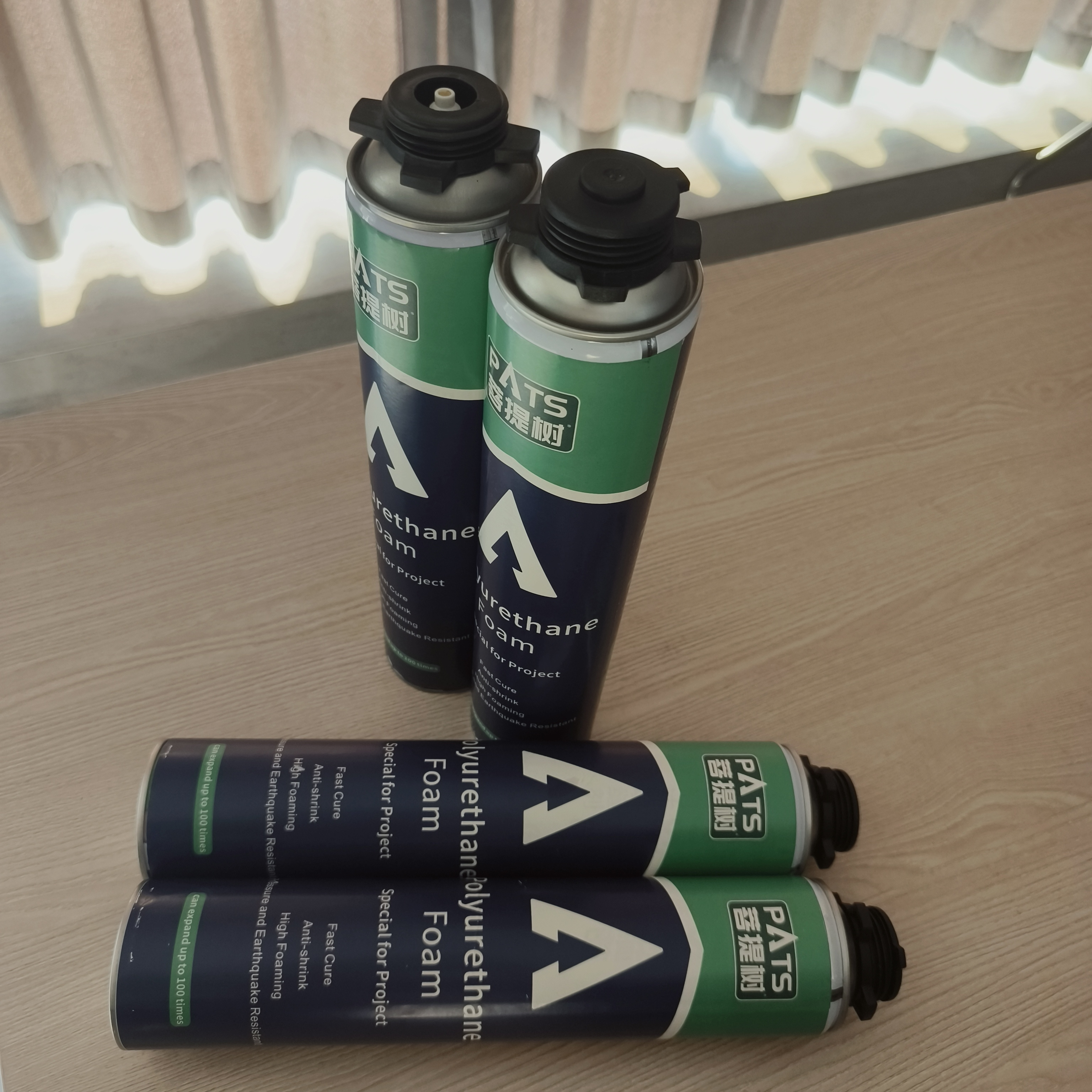 OEM Acceptable 750ml One Component Insulation Expanding Foam for Holes Waterproof Spray Liquid Pu Foam