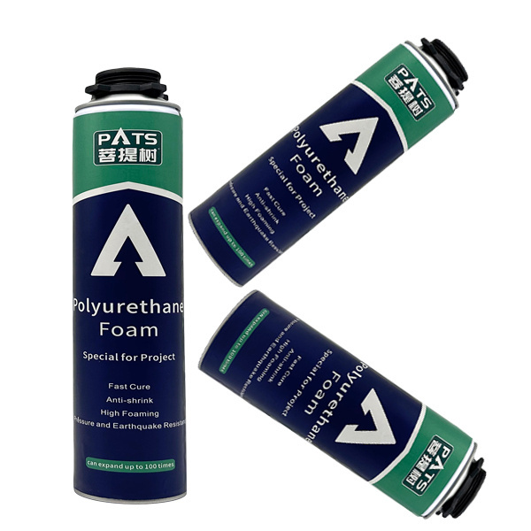 750ml Waterproof Multipurpose Insulating Spray Adhesive PU Foam Sealant for Aluminum Door