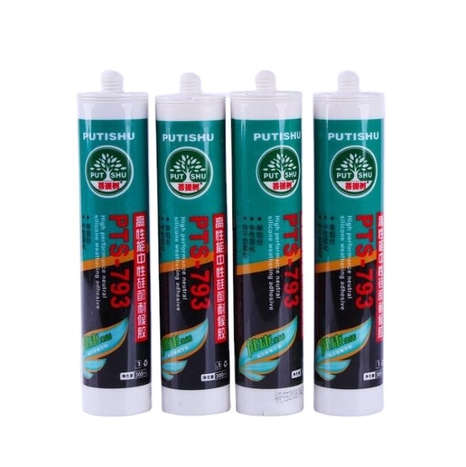 Waterproof Weatherproof Outdoor Clear Structural Acetic Acrylic Silicone Sealant for Bathroom Windows Aquarium Glass Wood