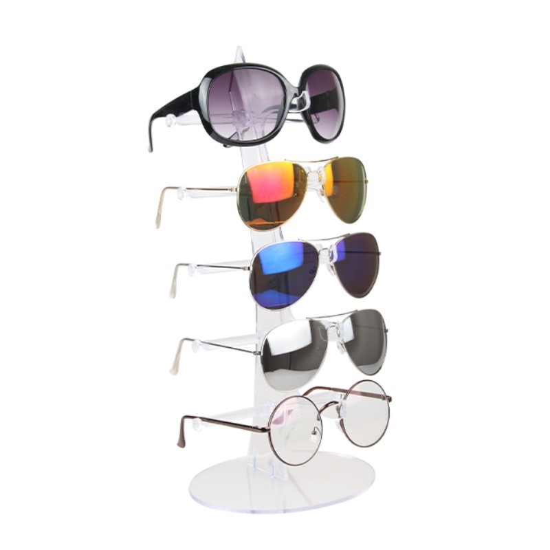 Wholesale Customized Clear Acrylic Eyeglasses Sunglasses Counter Display Stand racks