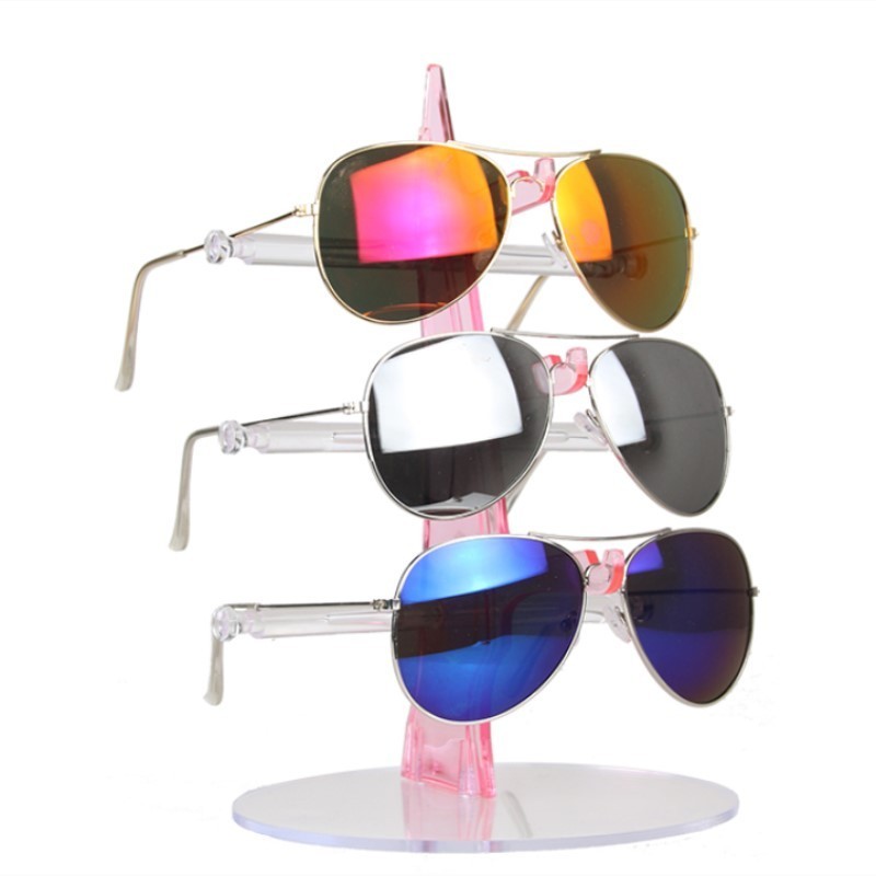 Wholesale Customized Clear Acrylic Eyeglasses Sunglasses Counter Display Stand racks