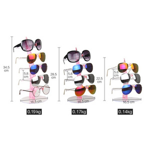 Wholesale Customized Clear Acrylic Eyeglasses Sunglasses Counter Display Stand racks