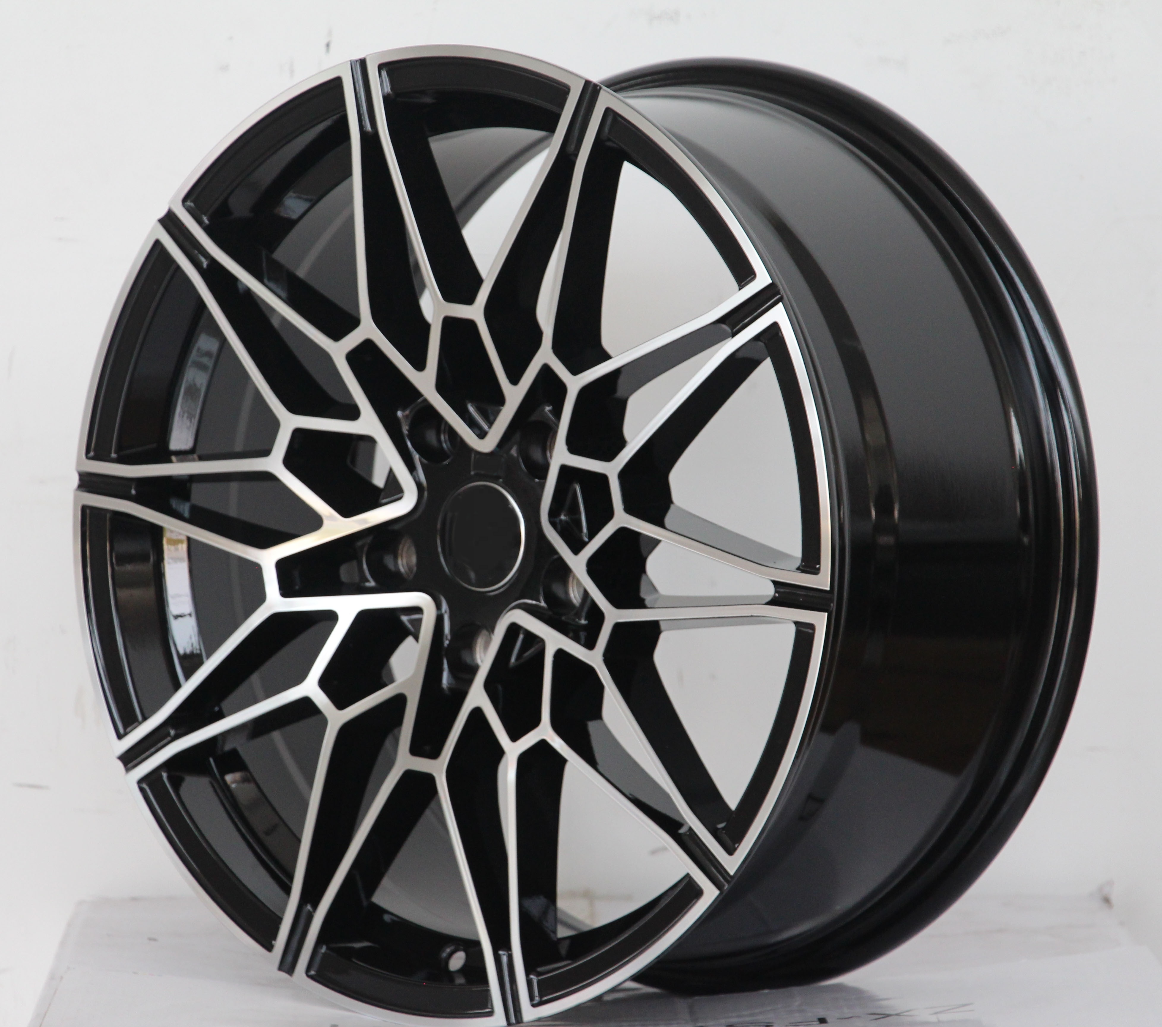 YQ 20 inch Car jantes rims For BMW M4 20*8.5j 20*9.5j 5X120 5X112 Gloss Black 18 19 inch Alloy Car Wheels