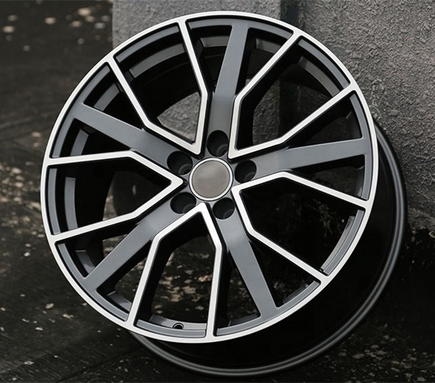 YQ Car Rims 19 20 21 22 inch Alloy Wheel Rims 5x112 Wheel Rims For Audi A1 A2 A3 A4 A5 A6 A7 A8 Gloss Black Car Wheels