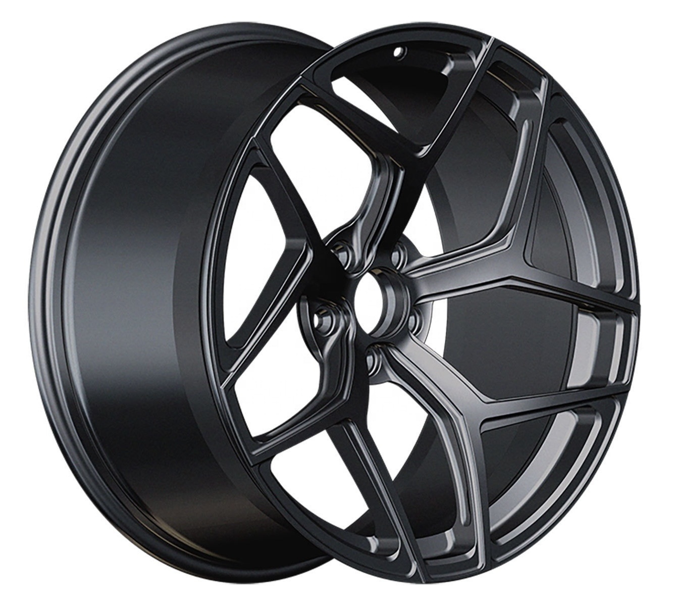 YQ Factory Fully Customized High Polished Deep concave Monoblock 2 piece 3 piece custom Forged Wheels