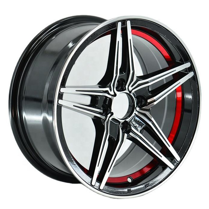 Cool Star Shape Design Rines 8 Holes Alloy Rim15 Inch 7J Racing Wheels For Sale