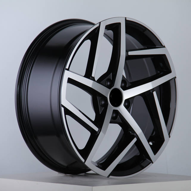 Hot Sale Alloy Car Automobile Rim 18 19 Inch 8J 45 ET 5 Holes 112 PCD 57.1 CB For VW Golf